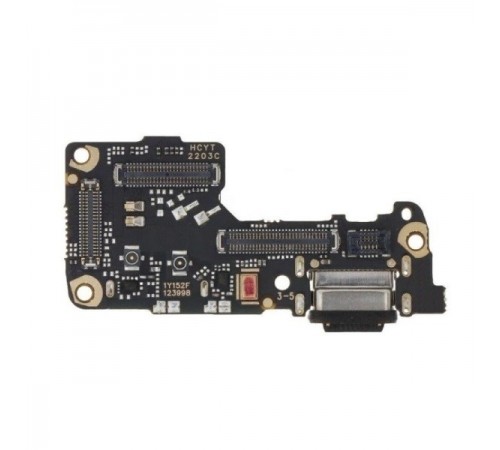 Шлейф для Xiaomi 12, 12X, коннектора зарядки, з SIM-конектором, плата зарядки, Original (PRC)