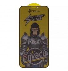 Защитное стекло для Apple iPhone 11 Pro, iPhone X, iPhone XS, совместимо с чехлом, Full Glue, Anti-Static, Anti-Peeping, черный, gorilla