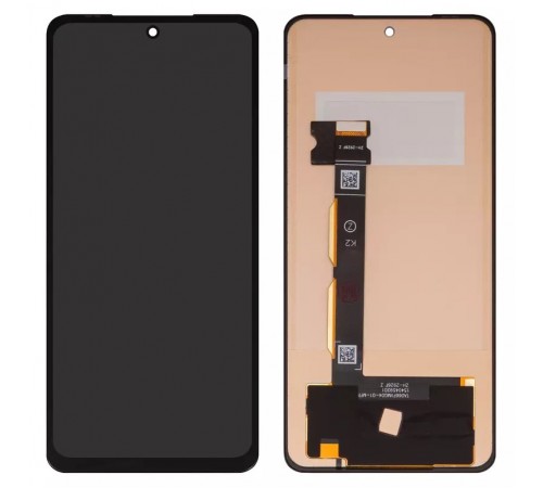 Дисплей для Motorola Moto G84, чорний, без рамки, Copy (TFT)