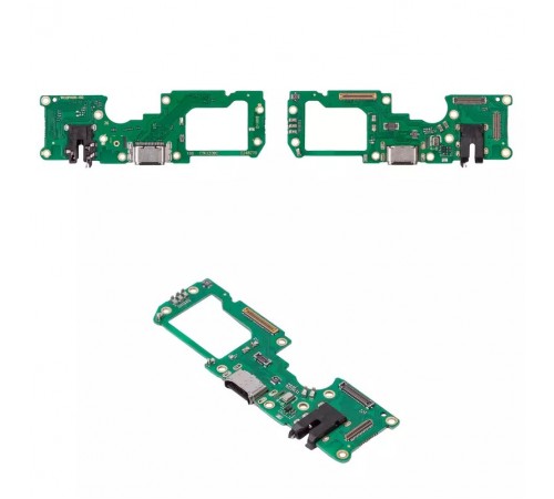 Шлейф для Oppo A96 5G, конектора зарядки, конектора навушників, мікрофона, плата зарядки, High Copy