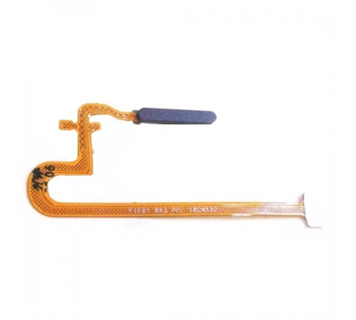 Шлейф для Realme C30s, сканера отпечатка пальца (Touch ID), голубой (Stripe Blue), Original (PRC)