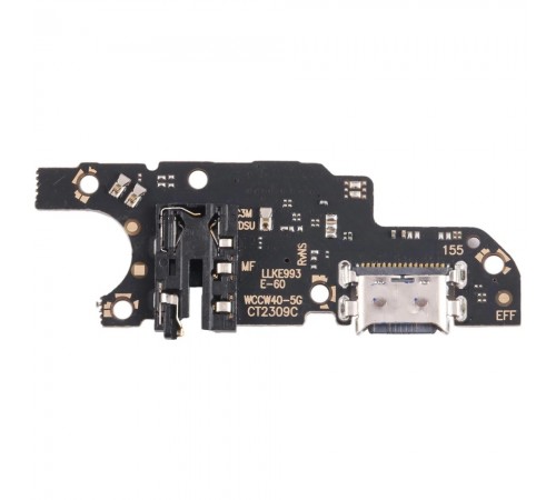 Шлейф для Huawei Honor X6a, коннектора зарядки, коннектора наушников, микрофона, плата зарядки