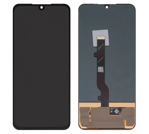 Дисплей для Infinix Note 11, Note 12, чорний, без рамки, Оригінал (переклеєне скло), X663/X663B/X663C/X663D