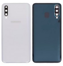 Задняя панель корпуса для Samsung A505F/DS Galaxy A50, белая + стекло камеры