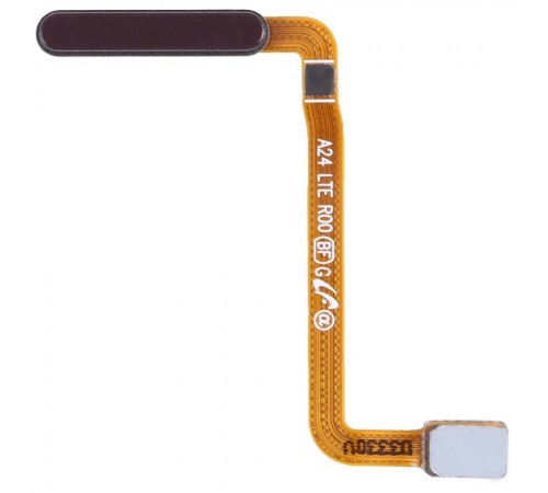 Шлейф для Samsung A245 Galaxy A24, кнопки увімкнення, сканера відбитка пальця (Touch ID), червоний (Dark Red), Original (PRC)