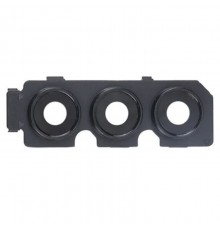 Скло камери для Samsung A135 Galaxy A13 4G, чорне, з рамкою