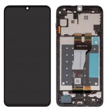 Дисплей для Samsung A057 Galaxy A05s, черный, с рамкой, Original (PRC)