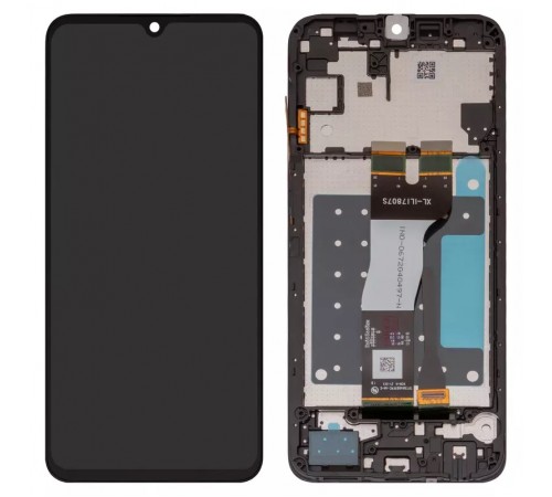Дисплей для Samsung A057 Galaxy A05s, черный, с рамкой, Original (PRC)