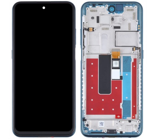 Дисплей для Nokia X20, синий (Nordic Blue), с рамкой, Original (PRC)