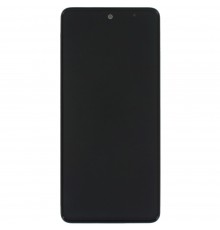 Дисплей для Samsung M317 Galaxy M31s, черный, с рамкой, Copy (TFT)