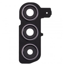 Стекло камеры для Samsung S921 Galaxy S24, черное (Onyx Black), с рамкой