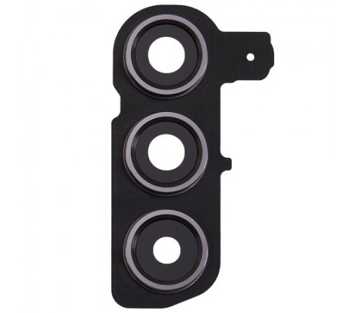 Стекло камеры для Samsung S921 Galaxy S24, черное (Onyx Black), с рамкой