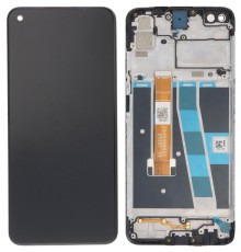 Дисплей для Oppo A52, A72, A92, черный, с рамкой, High Copy