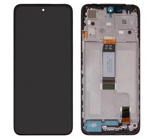 Дисплей для Xiaomi Poco M6 Pro 5G, Redmi 12, чорний, з рамкою, High Copy