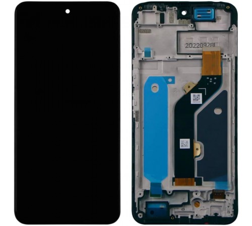 Дисплей для Infinix Hot 12, чорний, з рамкою, Original (PRC)