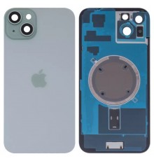 Задняя панель корпуса для iPhone 15 Plus, зеленая + стекло камеры, High Copy