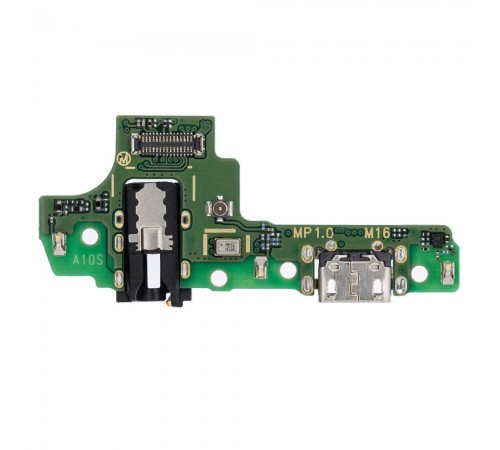 Шлейф для Samsung A107F/DS Galaxy A10s, коннектора зарядки, мікрофона, плата зарядки, High Copy M16