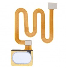 Шлейф для Oppo A5 (2020), A9 (2020), сканера отпечатка пальца (Touch ID), белый