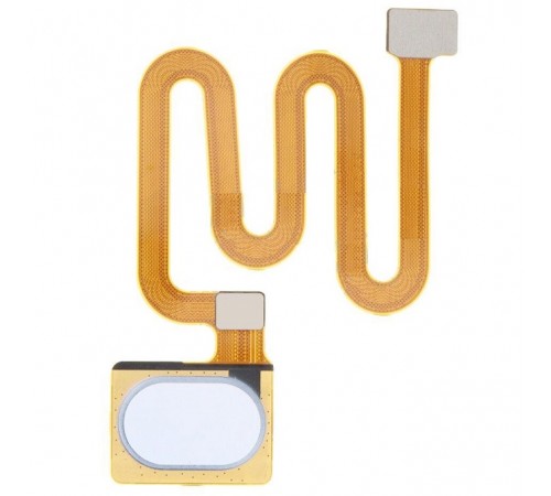 Шлейф для Oppo A5 (2020), A9 (2020), сканера відбитка пальця (Touch ID), білий