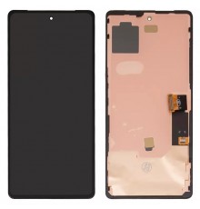 Дисплей для Google Pixel 7, чорний, з рамкою, High Copy (OLED), GVU6C, GQML3