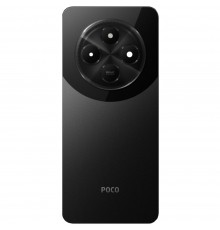 Задняя панель корпуса для Xiaomi Poco C75, черная + стекло камеры