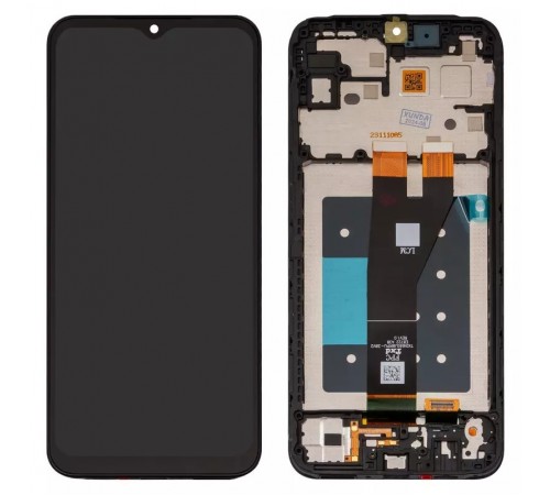Дисплей для Samsung A146P Galaxy A14 5G, черный, с рамкой, Original (PRC)