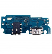 Шлейф для Samsung A047 Galaxy A04s, коннектора зарядки, коннектора наушників, мікрофона, плата зарядки