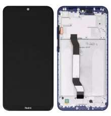 Дисплей для Xiaomi Redmi Note 8T, синій, Лого Redmi, з рамкою, High Copy M1908C3XG