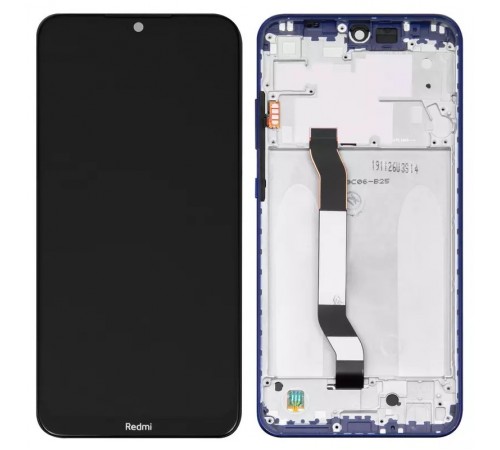 Дисплей для Xiaomi Redmi Note 8T, синий, Лого Redmi, с рамкой, High Copy M1908C3XG