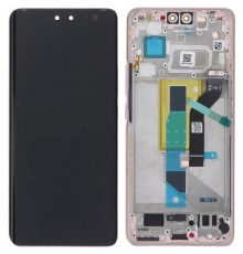 Дисплей для Xiaomi 13 Lite, Civi 2, рожевий (Lite Pink), з рамкою, Original (PRC)