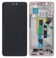 Дисплей для Xiaomi 13 Lite, Civi 2, розовый (Lite Pink), с рамкой, Original (PRC)