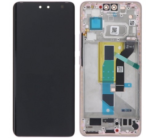 Дисплей для Xiaomi 13 Lite, Civi 2, рожевий (Lite Pink), з рамкою, Original (PRC)