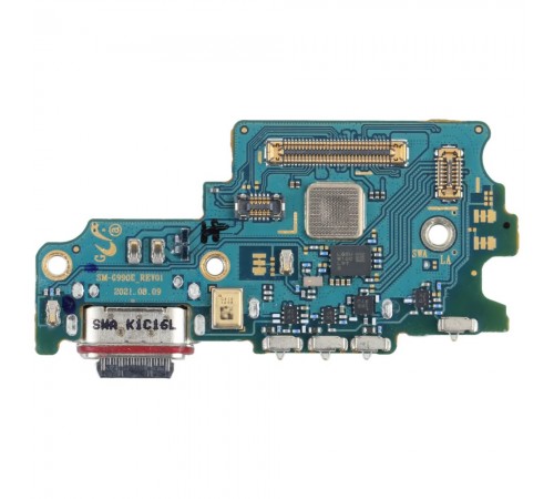 Шлейф для Samsung G990B Galaxy S21 FE 5G, коннектора зарядки, микрофона, плата зарядки, Original (PRC)