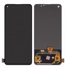 Дисплей для Realme GT 5G, GT Master; OnePlus Nord 2 5G, Nord 2T; Oppo Reno5 4G, Reno5 5G, Reno6, чорний, без рамки, High Copy (OLED), RMX2202, CPH2159, PEGM00, PEGT00, CPH2145