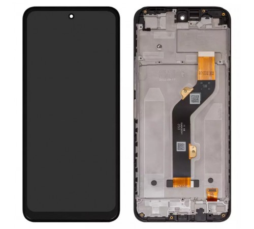 Дисплей для Infinix Hot 12 Play (X6816), чорний, з рамкою, High Copy, 1540432341