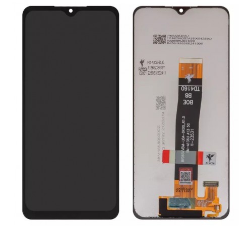 Дисплей для Samsung A047 Galaxy A04s, A136 Galaxy A13 5G, черный, без рамки, FLYCDI, BV065WBM-L0A-8K00_R1.0
