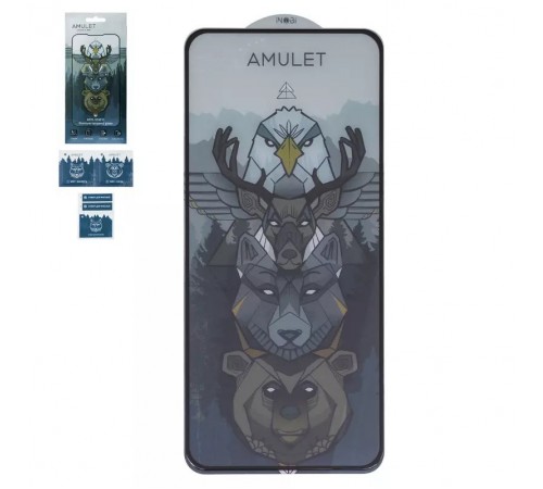 Защитное стекло iNobi Amulet для Xiaomi Poco X5 Pro, Redmi Note 12 Pro 5G, Redmi Note 12 Pro Plus, Full Glue, Anti-Static, черный