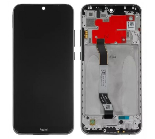 Дисплей для Xiaomi Redmi Note 8T, черный, Лого Redmi, с рамкой, Original (PRC), M1908C3XG