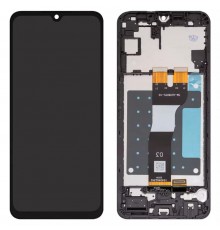 Дисплей для Samsung A057 Galaxy A05s, черный, с рамкой, High Copy