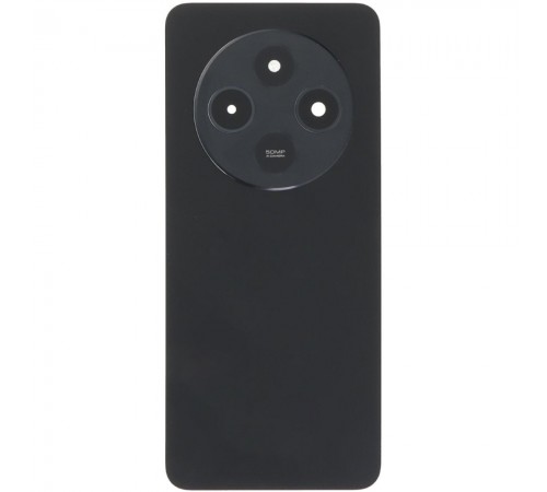 Задняя панель корпуса для Xiaomi Redmi 14C 4G, черная (Midnight Black) + стекло камеры Задняя панель корпуса для Xiaomi Redmi 14C 4G, черная (Midnight Black) + стекло камеры