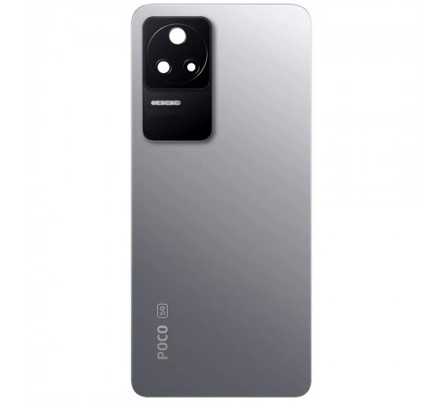 Задняя панель корпуса для Xiaomi Poco F4, Redmi K40s, серебристая (Moonlight Silver) + стекло камеры, 48MP, Лого Poco Задняя панель корпуса для Xiaomi Poco F4, Redmi K40s, серебристая (Moonlight Silver) + стекло камеры, 48MP, Лого Poco