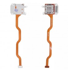 Шлейф для Xiaomi Mi 11 Lite, Mi 11 Lite 5G, Mi 11 Lite 5G NE, Sim коннекторов, Original (PRC)