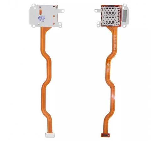 Шлейф для Xiaomi Mi 11 Lite, Mi 11 Lite 5G, Mi 11 Lite 5G NE, Sim коннекторов, Original (PRC)