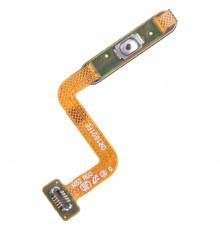 Шлейф для Samsung M325 Galaxy M32, кнопки включения, сканера отпечатка пальца (Touch ID), синий, Original (PRC)