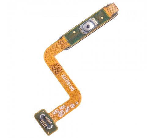 Шлейф для Samsung M325 Galaxy M32, кнопки включения, сканера отпечатка пальца (Touch ID), синий, Original (PRC)