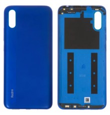Задняя панель корпуса для Xiaomi Redmi 9A, Redmi 9AT, синяя (Sky Blue), с боковыми кнопками