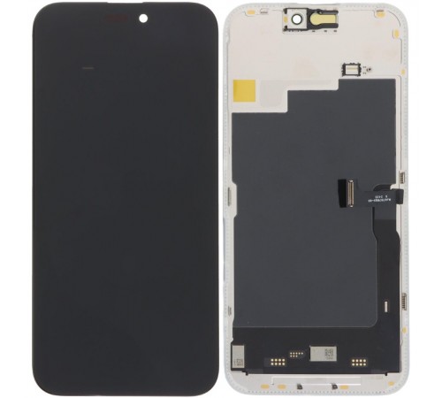 Дисплей для iPhone 15 Pro Max, чорний, з рамкою, High Copy (OLED), DD OEM soft Дисплей для iPhone 15 Pro Max, чорний, з рамкою, High Copy (OLED), DD OEM soft