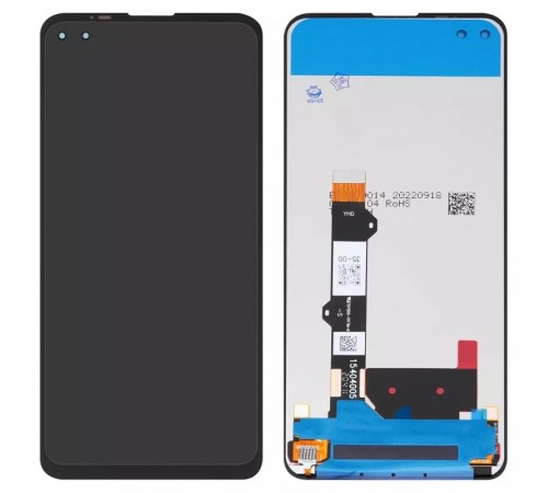 Дисплей для Motorola Moto G 5G Plus, черный, без рамки, High Copy