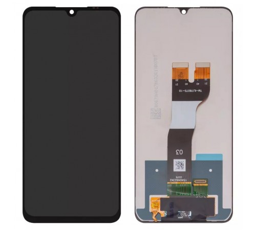 Дисплей для Samsung A057 Galaxy A05s, черный, без рамки, Оригинал (переклеено стекло)