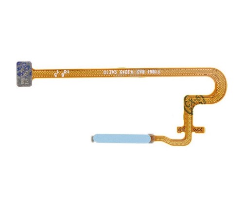 Шлейф для Oppo A17, сканера отпечатка пальца (Touch ID), синий (Lake Blue), Original (PRC)
